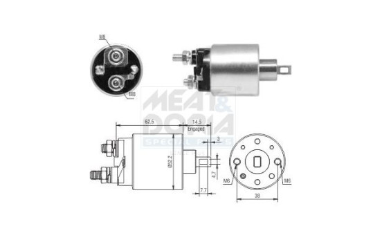 Solenoid Switch, starter