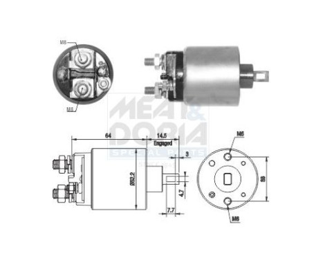 Solenoid Switch, starter