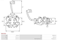 Starter motor cover, carburetor