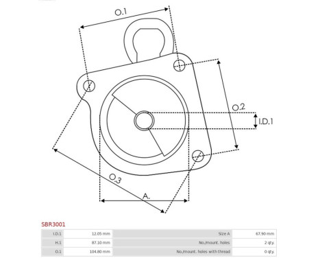 Starter motor cover, carburetor