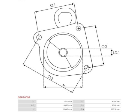 Starter motor cover, carburetor, Image 3