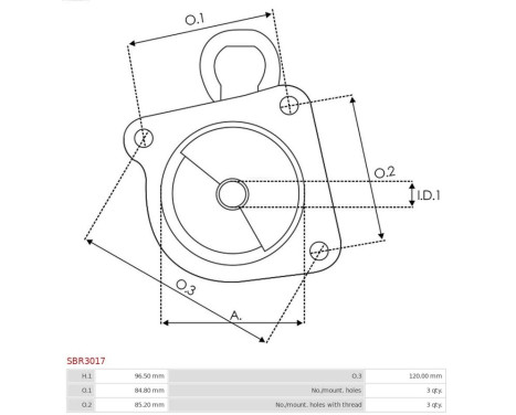 Starter motor cover, carburetor, Image 3
