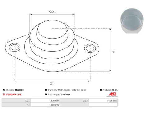 Starter motor cover, carburetor, Image 2