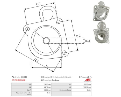 Starter motor cover, carburetor, Image 3