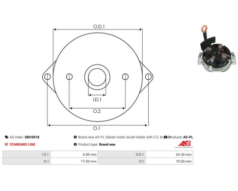 Starter motor cover, carburetor, Image 2