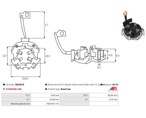 Starter motor cover, carburetor, Image 3