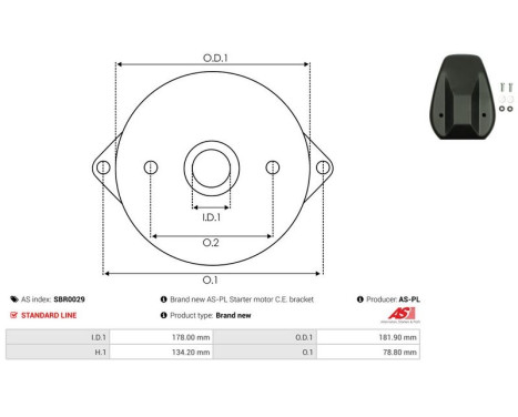Starter motor cover, carburetor, Image 2