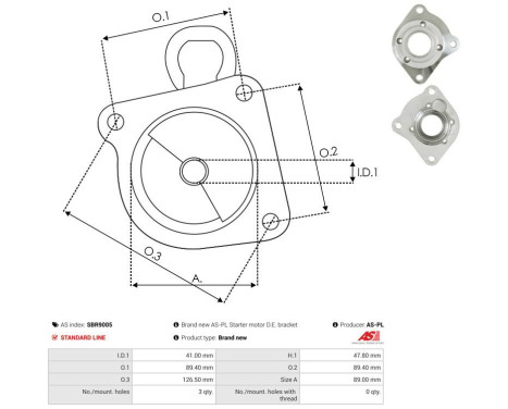 Starter motor cover, carburetor, Image 3