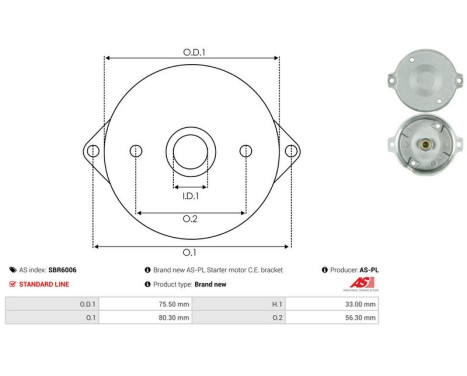 Starter motor cover, carburetor, Image 3