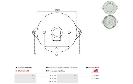 Starter motor cover, carburetor, Image 3