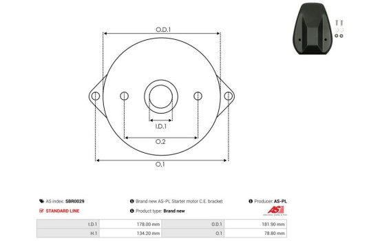 Starter motor cover, carburetor, Image 2