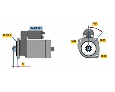 Starter 1794 Bosch, Image 2