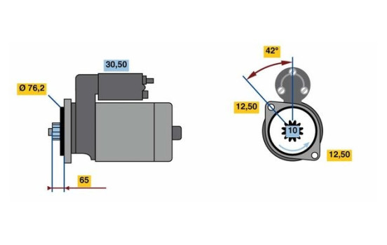 Starter 1839 Bosch, Image 2