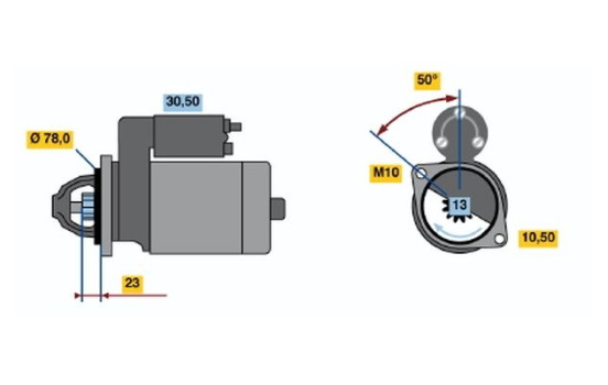 Starter 1936 Bosch, Image 2