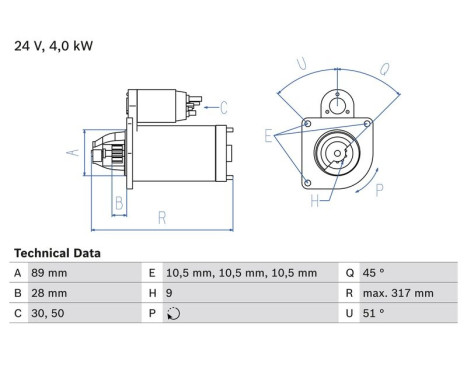 Starter 2100 Bosch