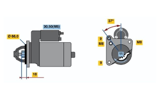 Starter 2165 Bosch, Image 2