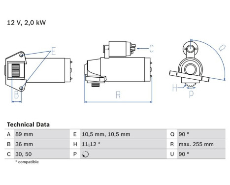 Starter 2181 Bosch