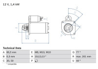 Starter 2280 Bosch