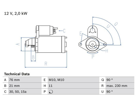 Starter 2288 Bosch
