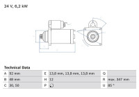 Starter 2298 Bosch