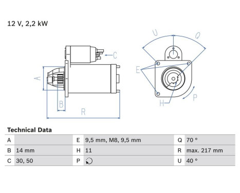 Starter 2358 Bosch