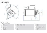 Starter 2392 Bosch