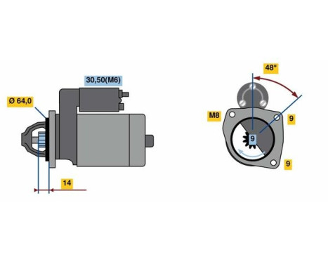 Starter 2402 Bosch, Image 2