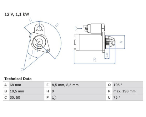 Starter 2612 Bosch