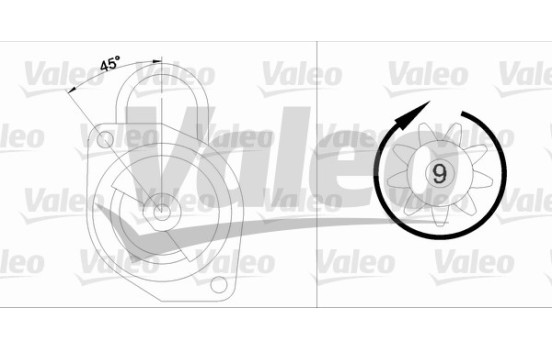 Starter 433274 Valeo