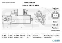 Starter Daf 4.0 kw