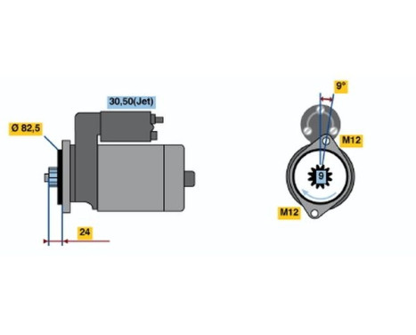 Starter DB(R)12V2,0KW Bosch, Image 5