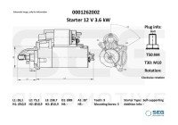 Starter Deutz 3.0 kw