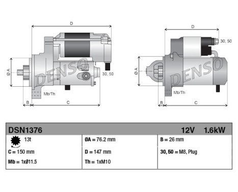 Starter DSN1376 Denso