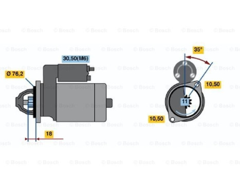 Starter DW(L)12V1,4KW Bosch