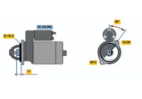 Starter DW(R)12V1,1KW Bosch