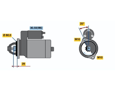 Starter DW(R)12V1,7KW Bosch, Image 5
