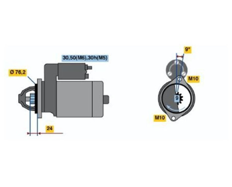 Starter DW(R)12V1,8KW Bosch, Image 5