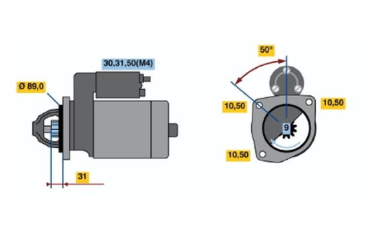 Starter IF(R)24V4,0kW Bosch, Image 5