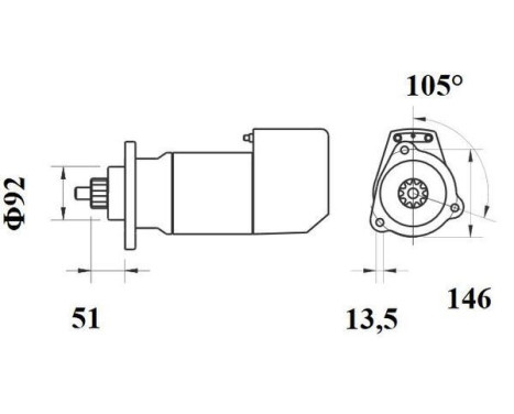 Starter MAN 5.4 kW, Image 3