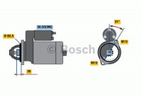 Starter motor 0 001 109 250 Bosch