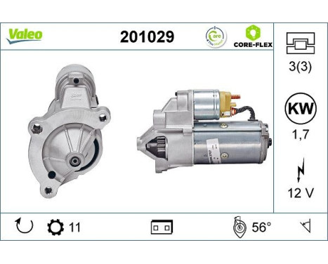 Starter motor / Starter 201029 Valeo, Image 5