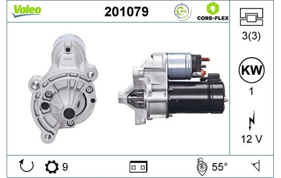 Starter motor / Starter 201079 Valeo, Image 2