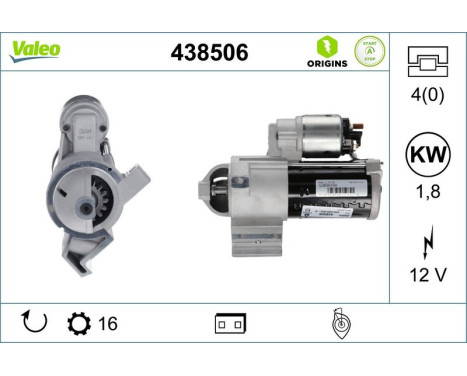 Starter motor / Starter 438506 Valeo, Image 4