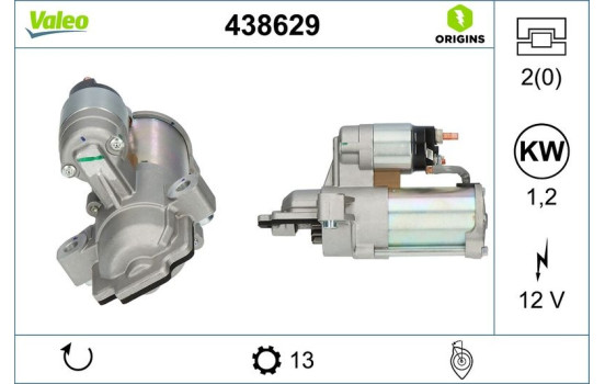 Starter Motor / Starter 438629 Valeo, Image 4
