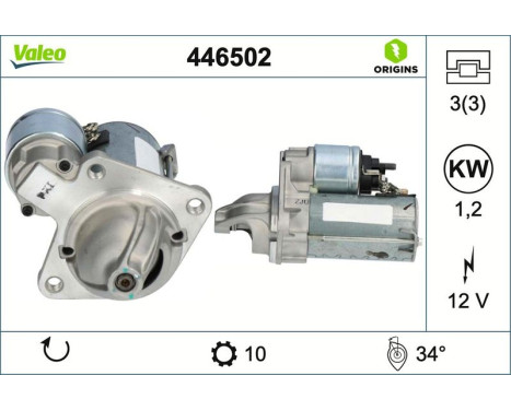 Starter motor / Starter 446502 Valeo, Image 4