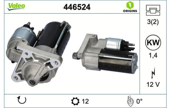 Starter Motor / Starter 446524 Valeo