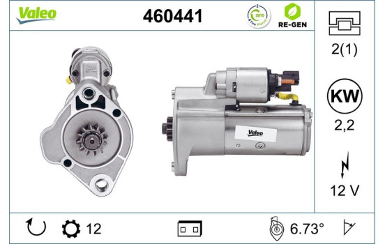 Starter motor / Starter 460441 Valeo, Image 2