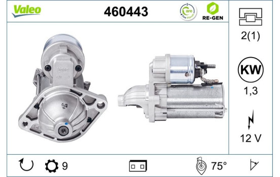 Starter motor / Starter 460443 Valeo, Image 2
