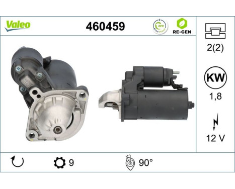 Starter motor / Starter 460459 Valeo, Image 5