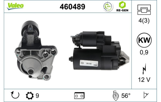 Starter motor / Starter 460489 Valeo, Image 5